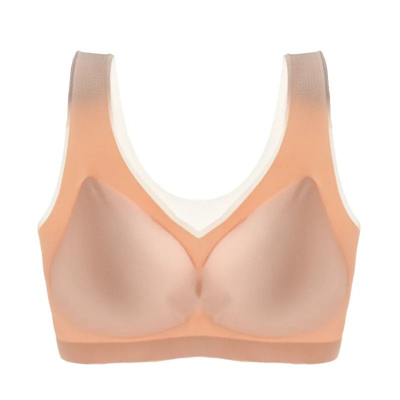 Plus Size Seamless Wireless Bra With Push Up Support And Breathable Fabric 6