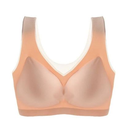 Plus Size Seamless Wireless Bra With Push Up Support And Breathable Fabric 6