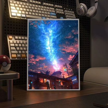 Galaxy Anime LED Night Light  3D Starry Ceiling Lamp For Teens 5