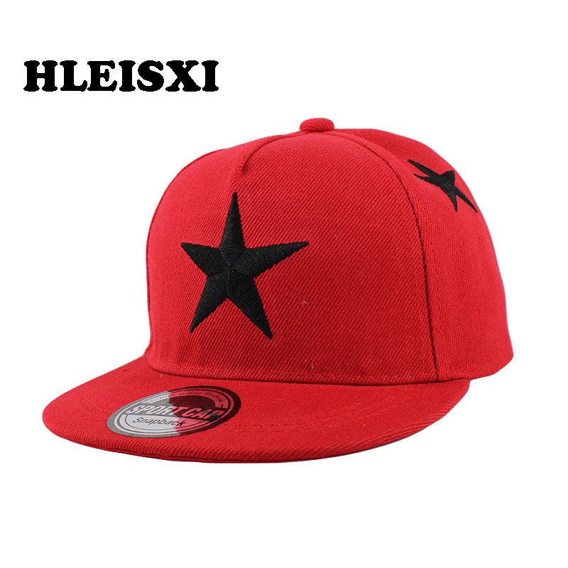 Summer Star Boys Cap for Girl, New Top Fashion Children Baseball Caps, Casual Hats Adjustable Polyester Snapback