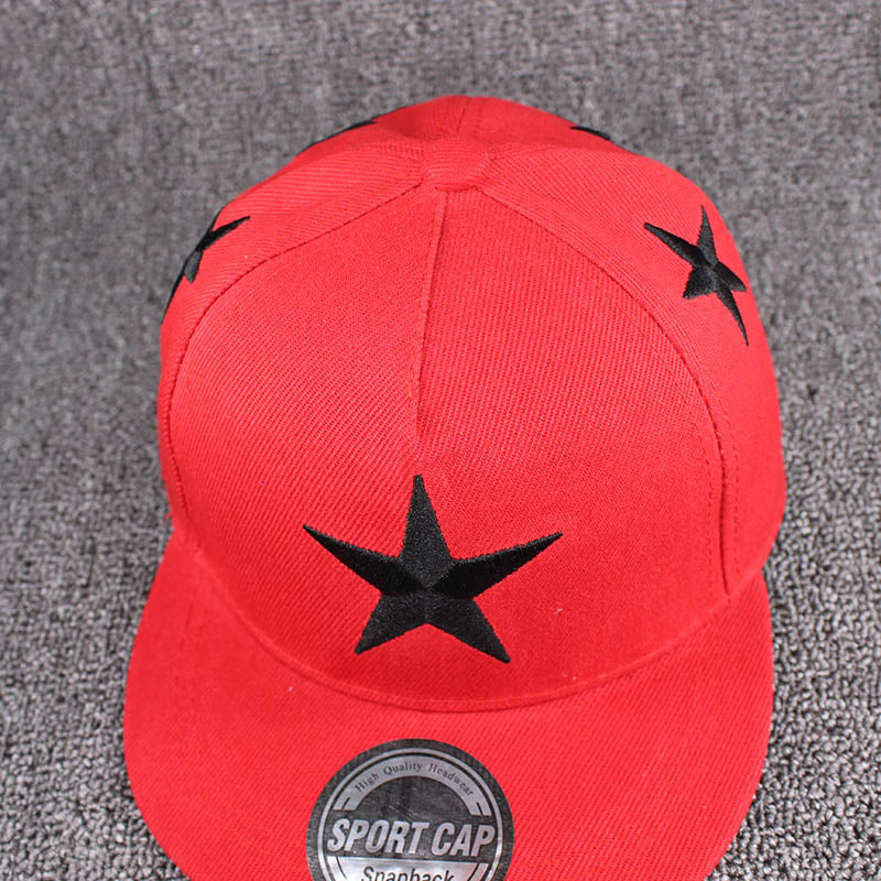 Summer Star Boys Cap for Girl, New Top Fashion Children Baseball Caps, Casual Hats Adjustable Polyester Snapback