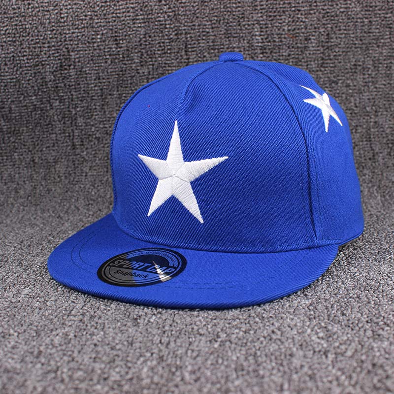 Summer Star Boys Cap for Girl, New Top Fashion Children Baseball Caps, Casual Hats Adjustable Polyester Snapback