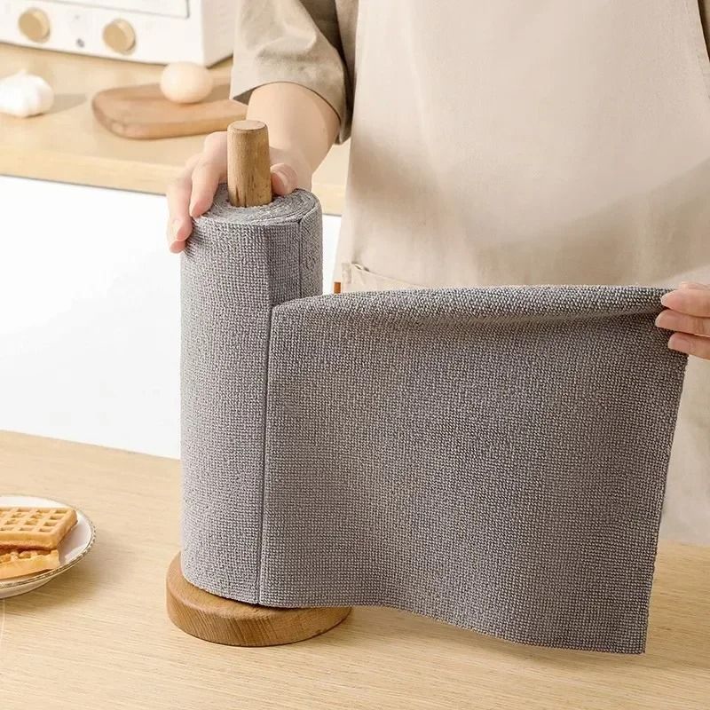 Reusable Microfiber Kitchen Cloth Roll  EcoFriendly Cleaning Towels For Dishes Counters And More 5