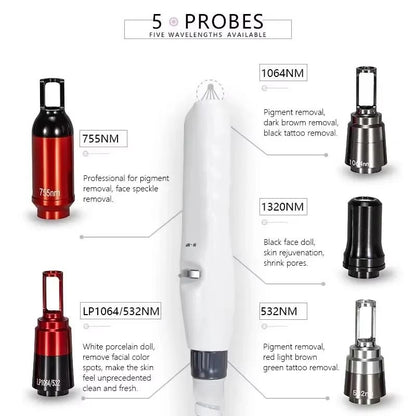 Advanced Multi Wavelength Laser Machine For Tattoo Removal And Skin Rejuvenation 4