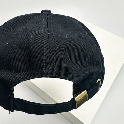 New Unisex Letter Embroidery Baseball Hats, Breathable Personal Sunshade Peaked Caps, Versatile Fashion Retro Style
