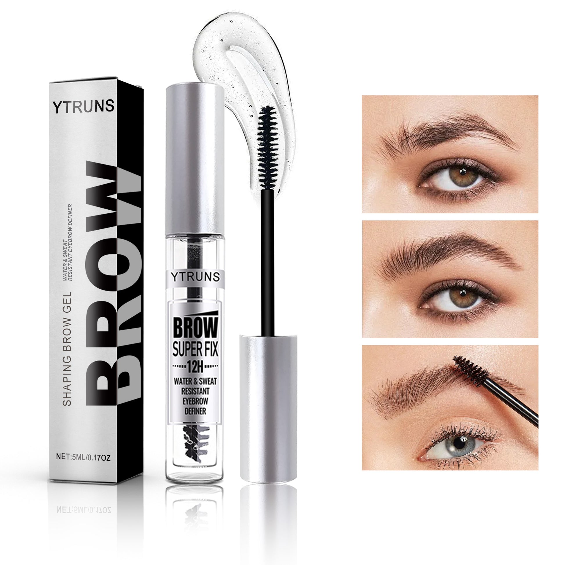 Waterproof Eyebrow Gel, Smudge Proof, Long Lasting Hold, Natural Look, Valentines Day, Mothers Day Gift for Women