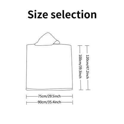 Turkish Wearable Beach Towel Sandproof Cotton Hooded Changing Poncho 1