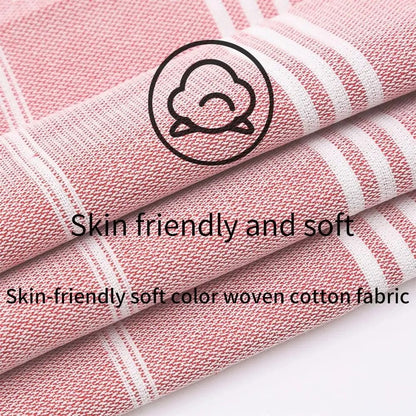 Turkish Wearable Beach Towel Sandproof Cotton Hooded Changing Poncho 4