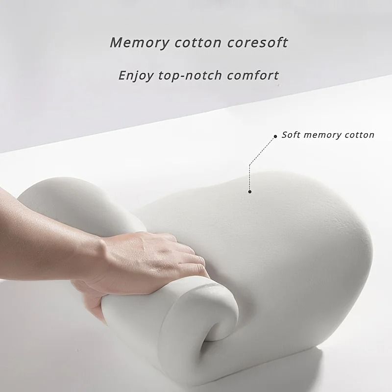 Memory Foam Seat Cushion Set With Lumbar Support For Office And Car 3