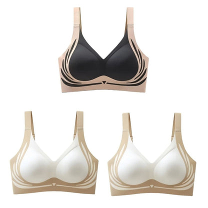 3 Piece Push Up Bra Set For Women With AntiSag Lift And Seamless Comfort 11