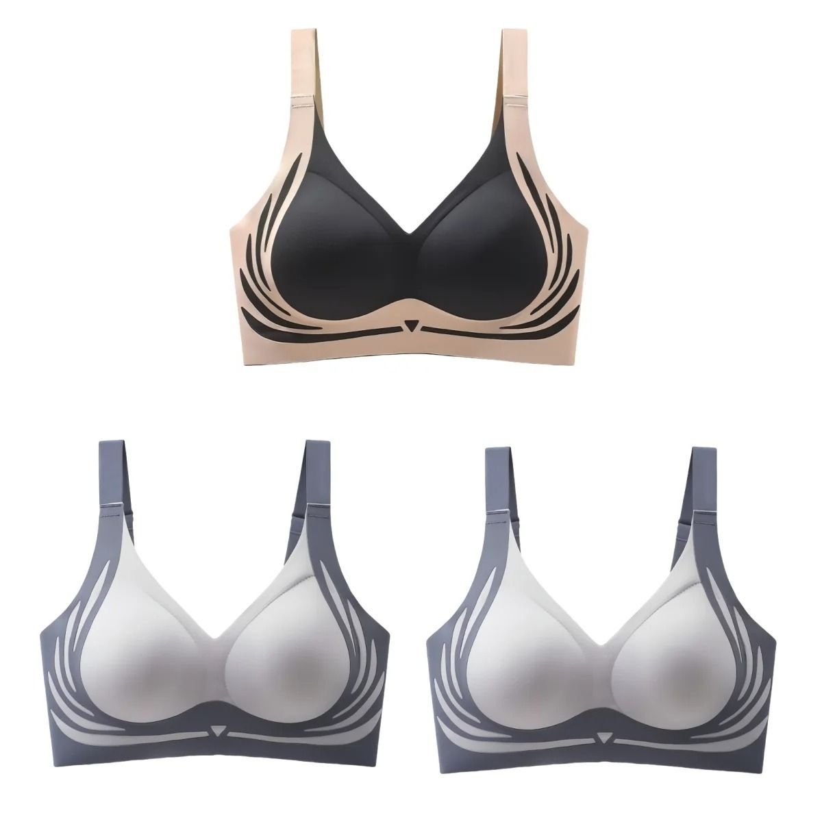 3 Piece Push Up Bra Set For Women With AntiSag Lift And Seamless Comfort 15