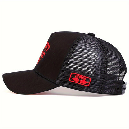 Unisex Cotton Snapback Caps, Fashion Letter Baseball Cap Women Men, Breathable Hip Hop Hats, Summer Casual Mesh Caps