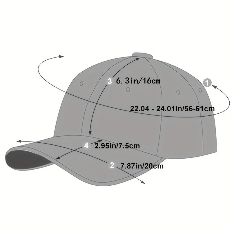 Unisex Cotton Snapback Caps, Fashion Letter Baseball Cap Women Men, Breathable Hip Hop Hats, Summer Casual Mesh Caps
