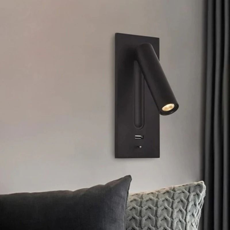 Adjustable Wall Lamp With USB Charging And 350 Rotation For Reading And Bedside Lighting 4