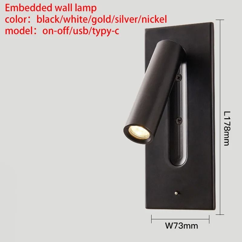 Adjustable Wall Lamp With USB Charging And 350 Rotation For Reading And Bedside Lighting 7
