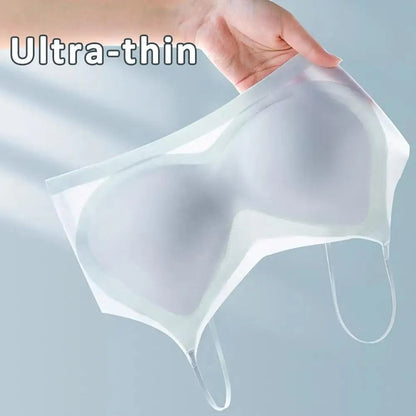 Ultra Thin Breathable Ice Silk Wireless Bra Seamless Cooling Bralette 3