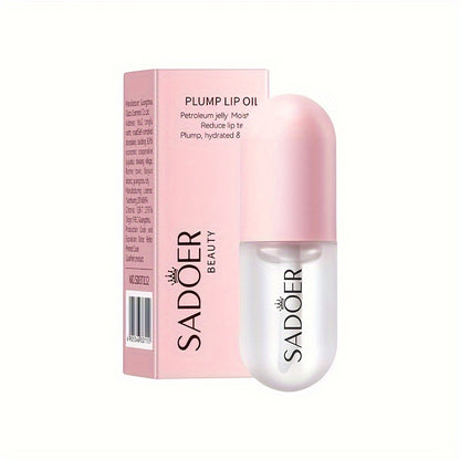 Lip Care Lip Oil, 4 ML Plumping Moisturizing Lip Oil, Hydrate and Shine, Moisturizing and Plumping Lip Care Lip Oil