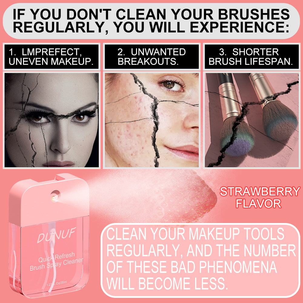 Makeup Tools Deep Egg Powder Puff Cleaning Spray Beauty Makeup Brush Cleaning Spray Hygienic Quick  2