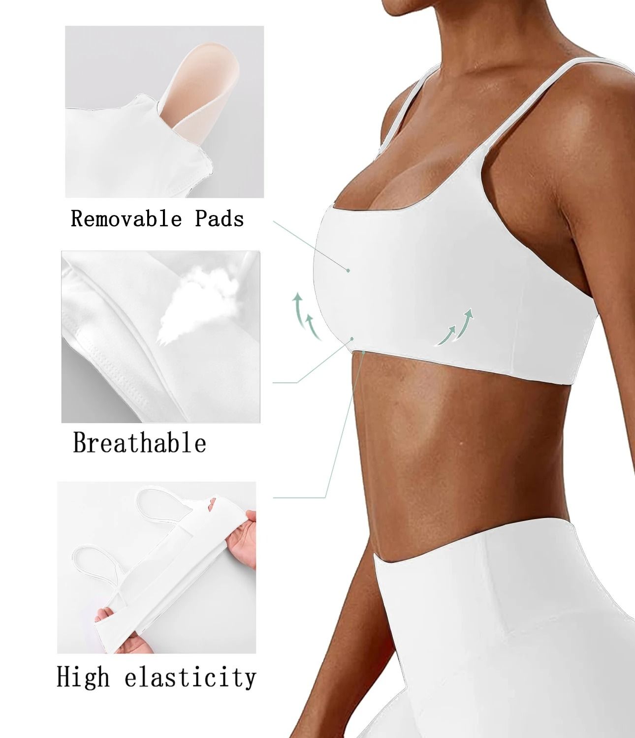 Super Soft Cross Back Sports Bra For Yoga And Fitness 1