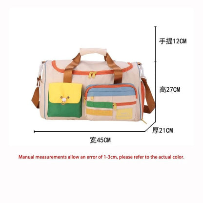 Large Capacity Travel Tote Bag For Cosmetics Gym Swimming And Yoga 6