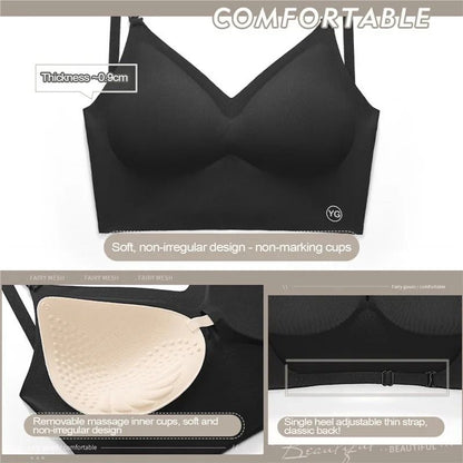 Open Back Invisible UShaped Bra Seamless Backless Strapless Lingerie 6