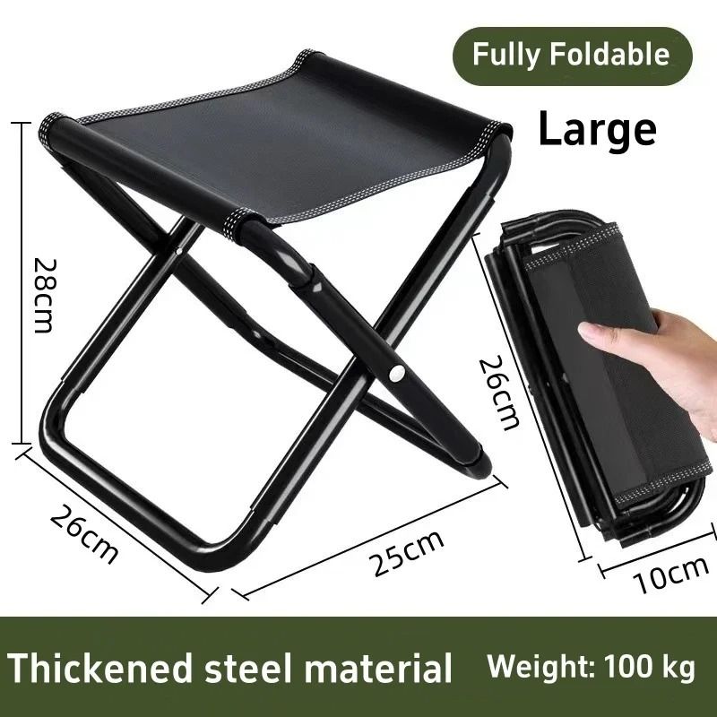 Portable Folding Stool for Outdoor Use
