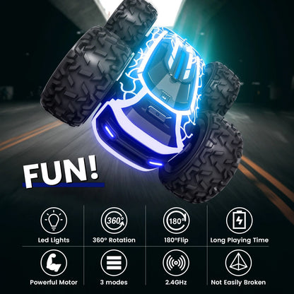 Stunt RC Car With Lights And 360Degree Spin 2