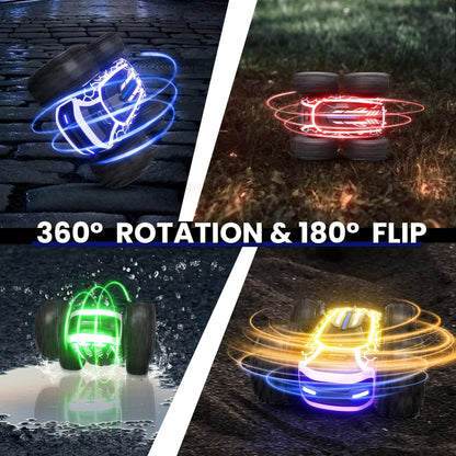Stunt RC Car With Lights And 360Degree Spin 4