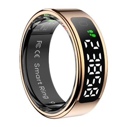 Smart Health Tracking Ring With Display And Touch Control 7
