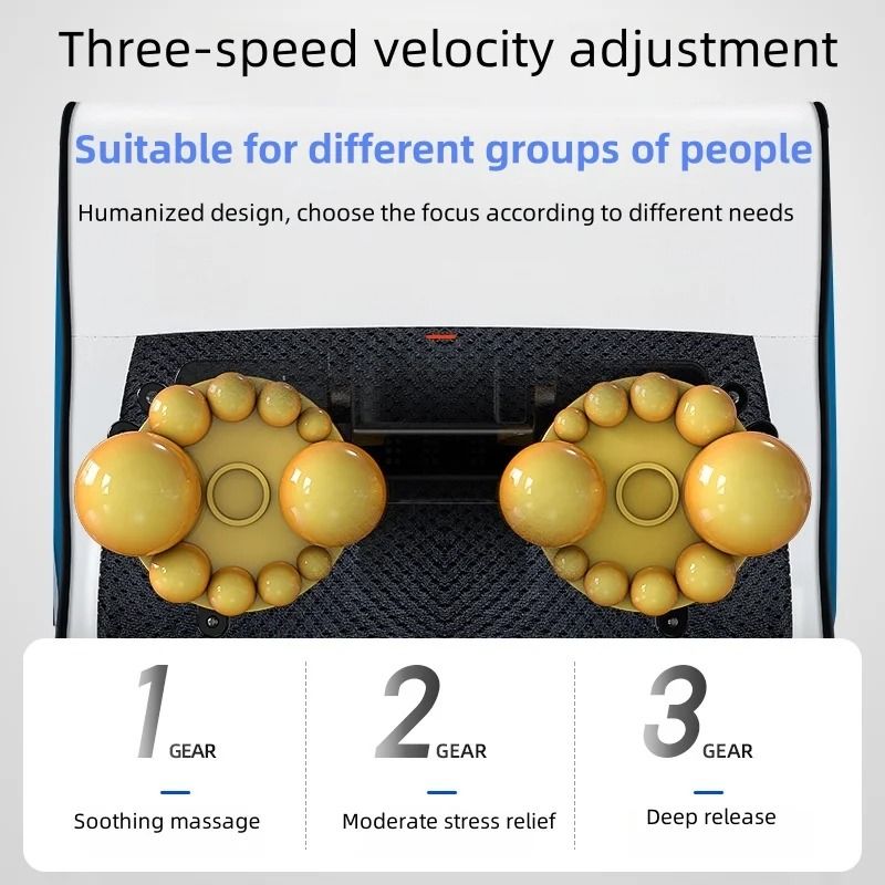 Contoured Massage Pillow With Heat And Vibration Therapy 1