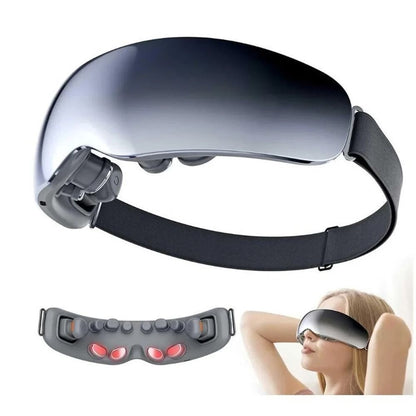 Premium Heating And Vibration Eye Massager With Acupressure For Deep Relaxation 1