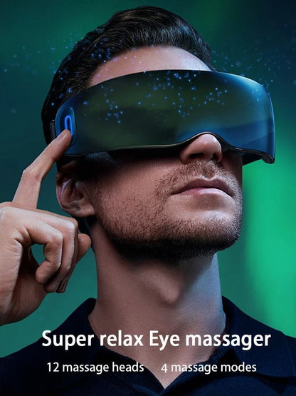 Premium Heating And Vibration Eye Massager With Acupressure For Deep Relaxation 4
