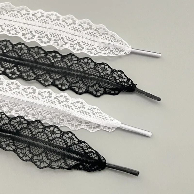 Fancy Lace Flat Shoelaces for Sneakers