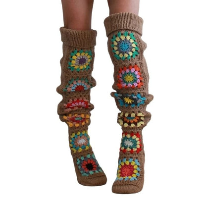 Classic Crochet ThighHigh Socks For Winter Comfort 1