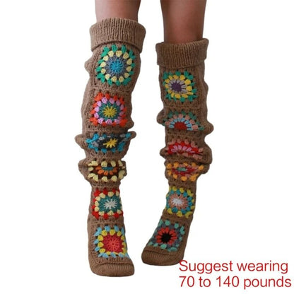 Classic Crochet ThighHigh Socks For Winter Comfort 5