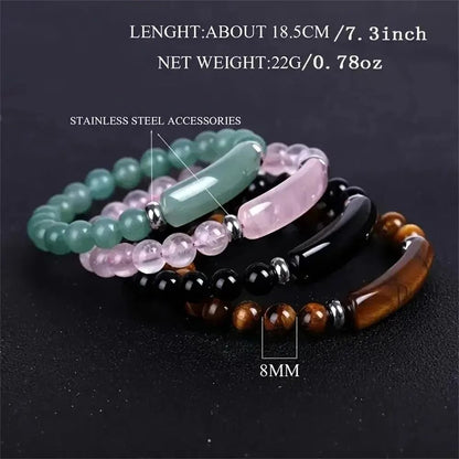 Healing Turquoise And Malachite Gemstone Bracelet 1