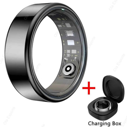 Smart Ring Heart Rate Blood Oxygen Monitor Waterproof 10