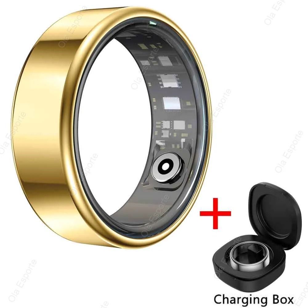 Smart Ring Heart Rate Blood Oxygen Monitor Waterproof 11