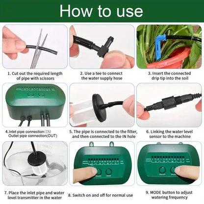 Solar Intelligent Irrigation Kit For Automatic Plant Watering 3