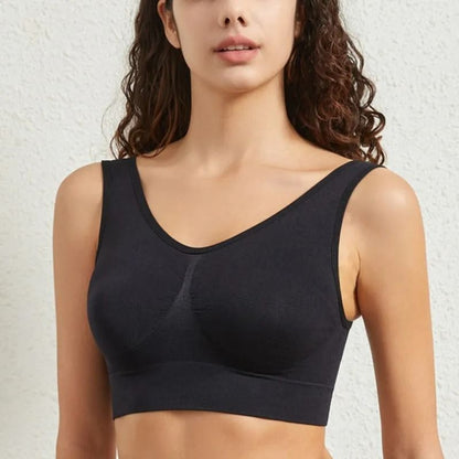 Women Seamless Push Up Sports Bra Crop Top 4