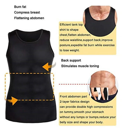 Mens Compression Sleeveless Jersey Tank Top For Gym Training And Running 4