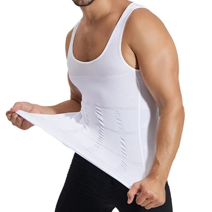 Mens Compression Sleeveless Jersey Tank Top For Gym Training And Running 6