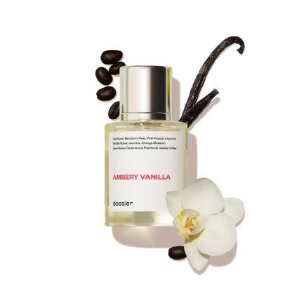 Dossier Ambery Vanilla Eau de Parfum 1.7 oz 50 ml Inspired by YSL Black Opium