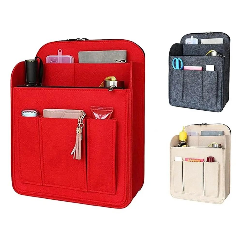 Multi Pocket Insert Organizer Bag Liner for Backpacks