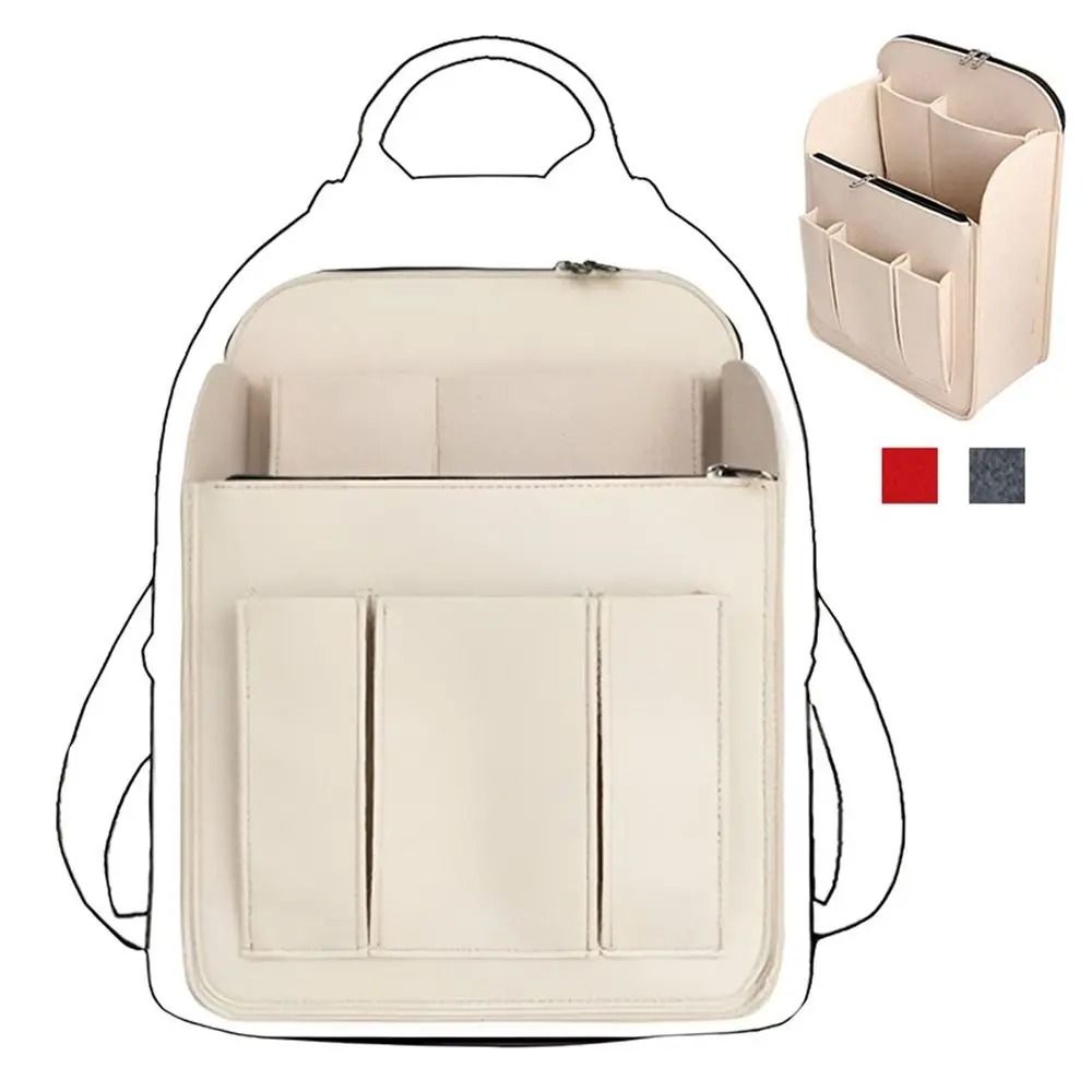 Multi Pocket Insert Organizer Bag Liner For Backpacks 3