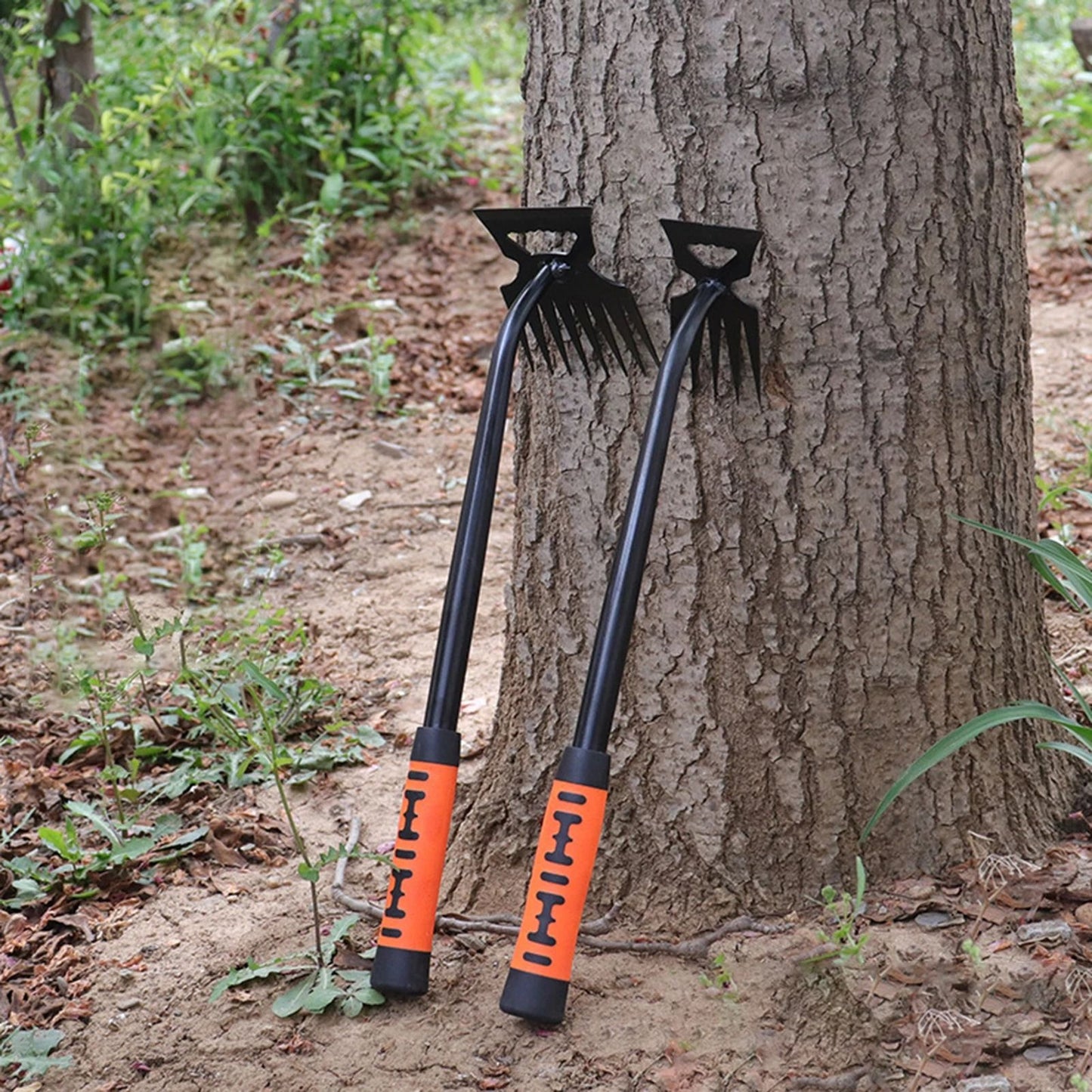2 In 1 Metal Weed Cleaning Shovel And Garden Fork Weeding Tool 3