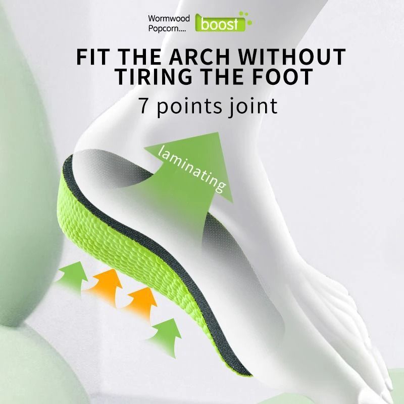 Memory Foam Height Increase Insoles For Men And Women Flat Feet Arch Support 4