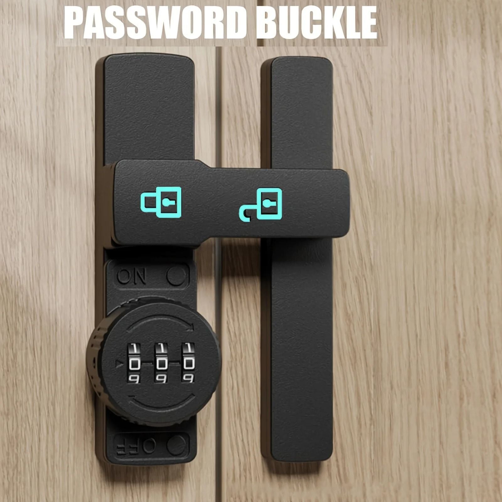 Password Door Lock And Deadbolt With 3 Digit Combination 6