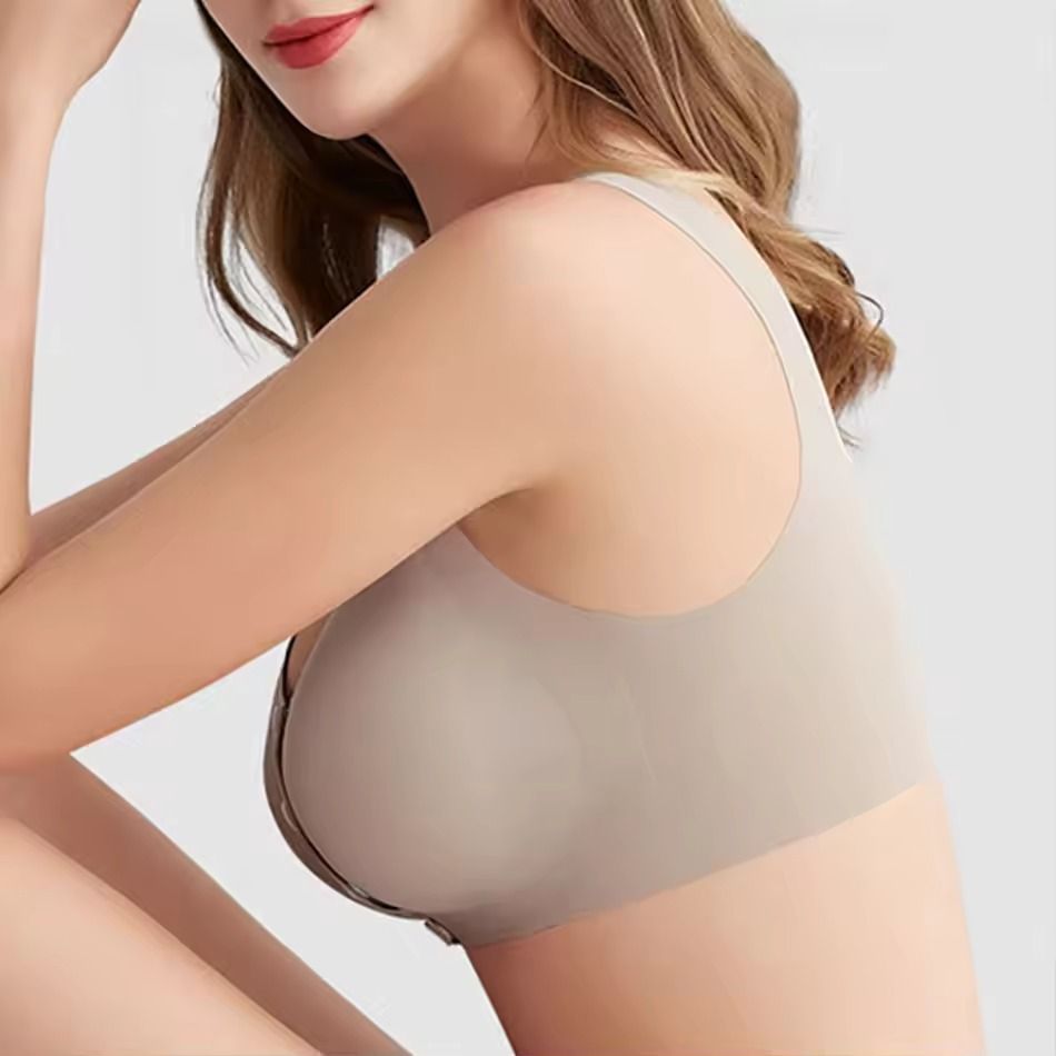 Summer Lightweight Nursing Bra For Women Front Opening One Piece Design No Underwire Bralette 10