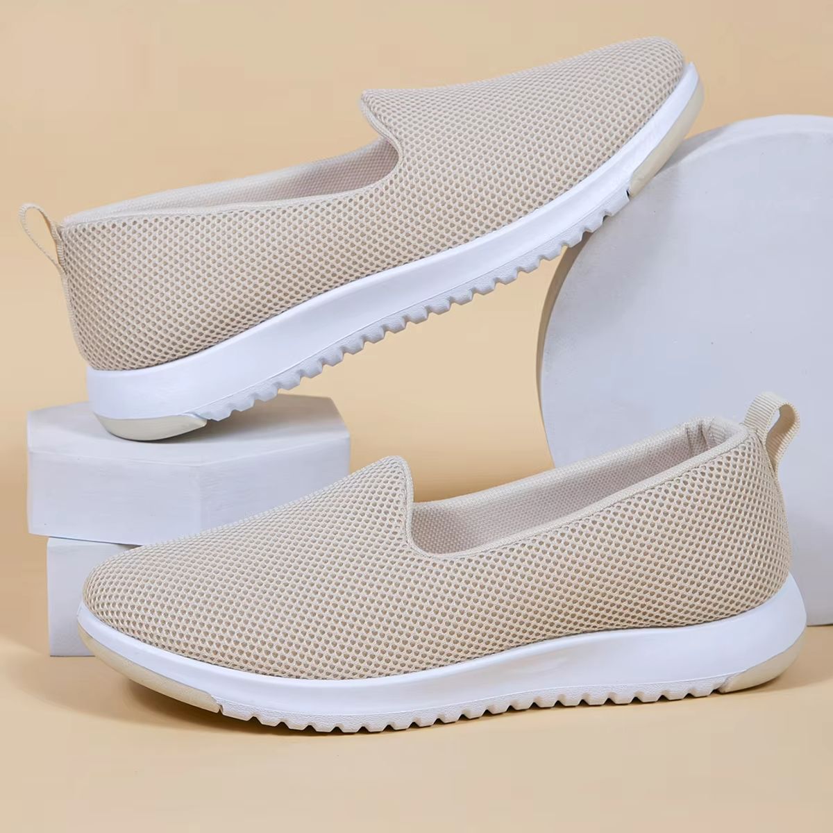 AllDay Comfort Breathable Mesh Flat Sneakers For Women 5
